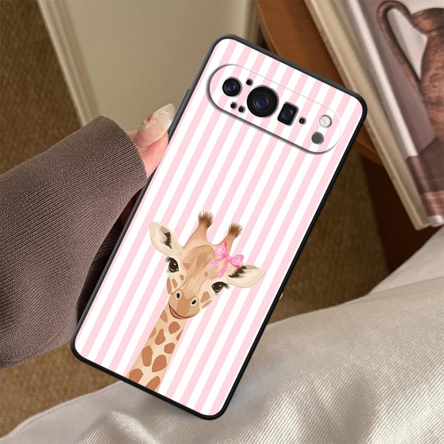 Cartoon Giraffe Funda Phone Co - Google Pixel 9 review and price