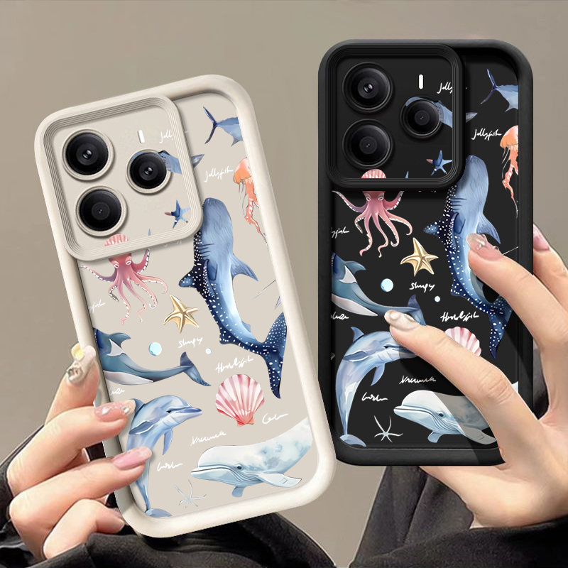 Cute Dolphin Patterned Soft Ca - Xiaomi Redmi Note 13 review and price