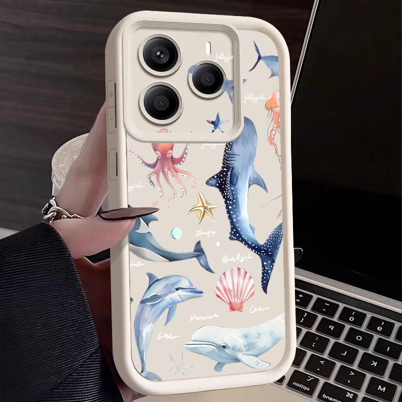 Cute Dolphin Patterned Soft Ca - Xiaomi Redmi Note 13 review and price