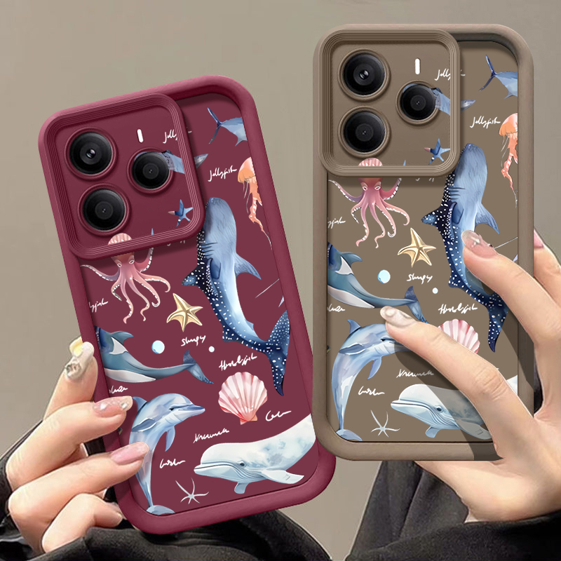 Cute Dolphin Patterned Soft Ca - Xiaomi Redmi Note 13 review and price