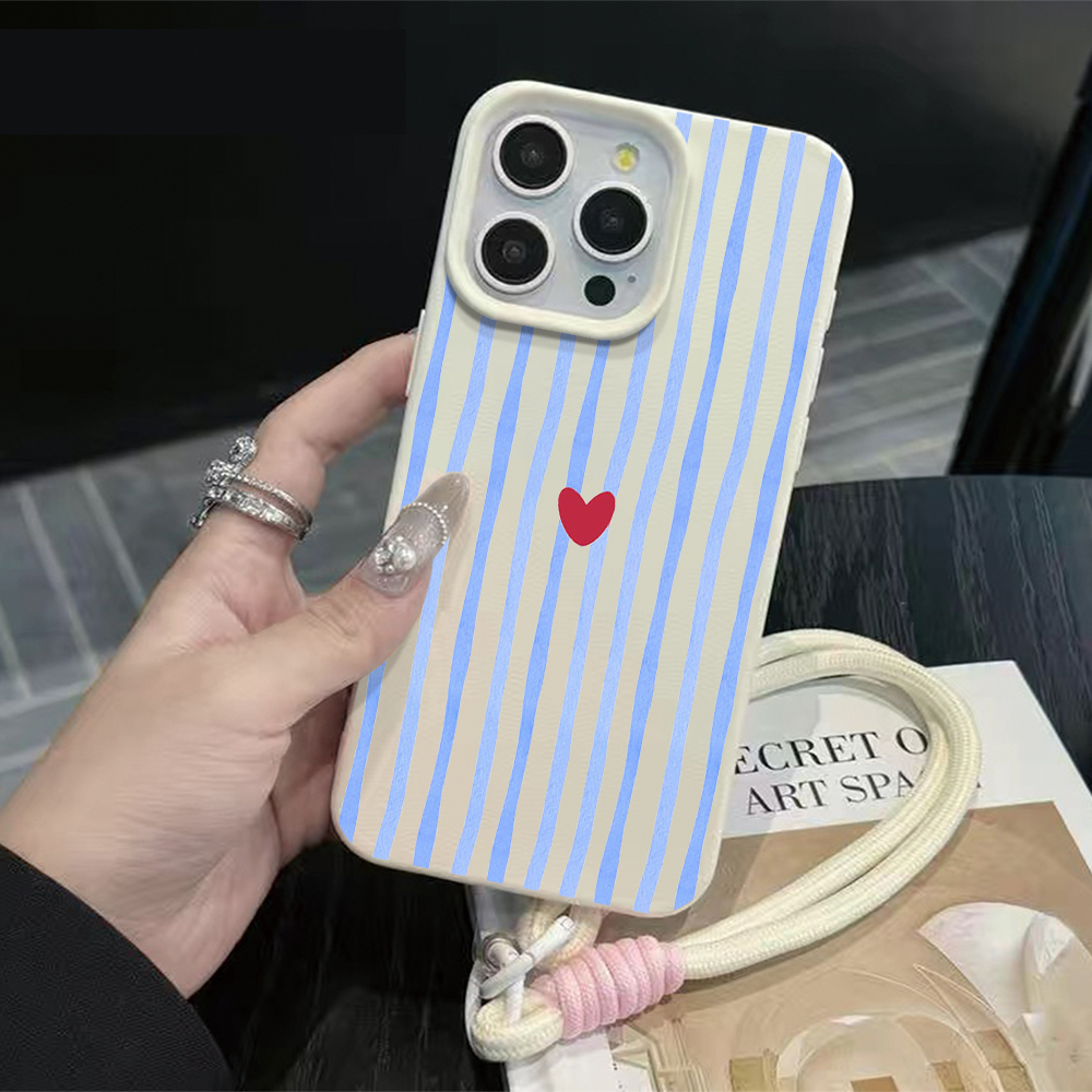 Vertical Stripes Hearts Phone  - Apple Iphone 15 Pro Max review and price