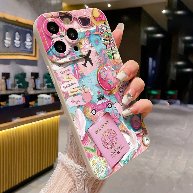 Travel Plane Printed Matte Ant - Apple Iphone 15 review and price