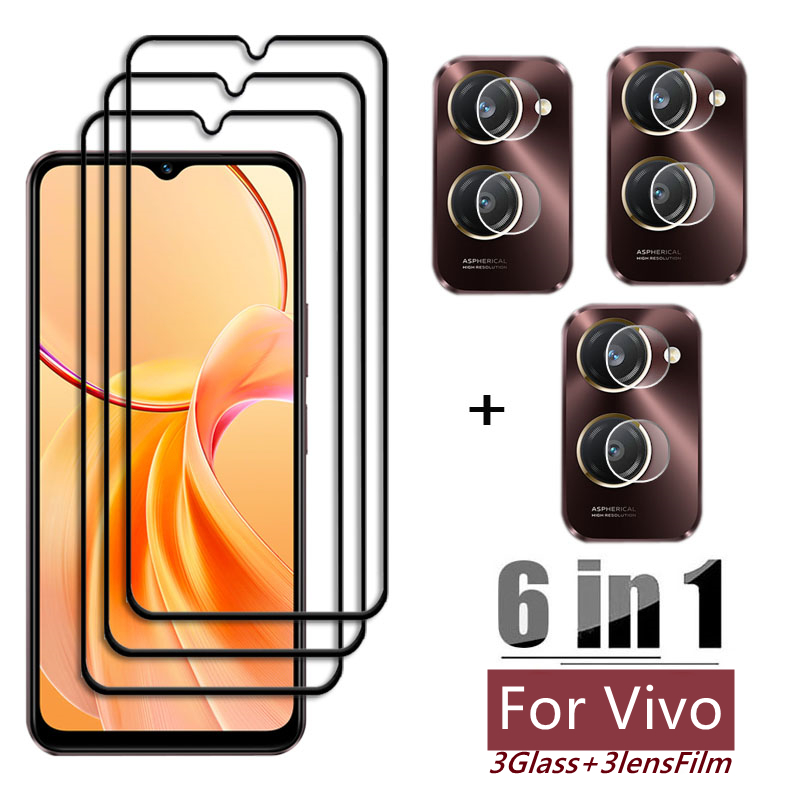 6in1 Glass For Vivo Y28s Full  - Vivo Y28 review and price