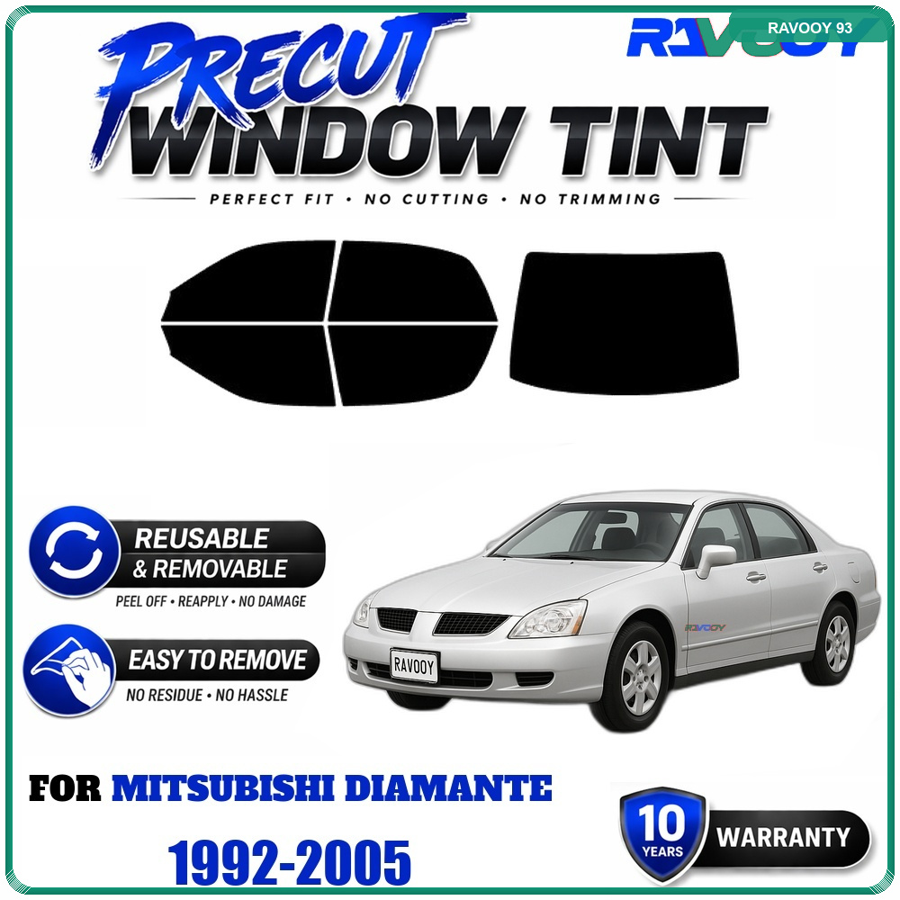 RAVOOY Precut Window Tint, Reu - Air Bubble Remover review and price