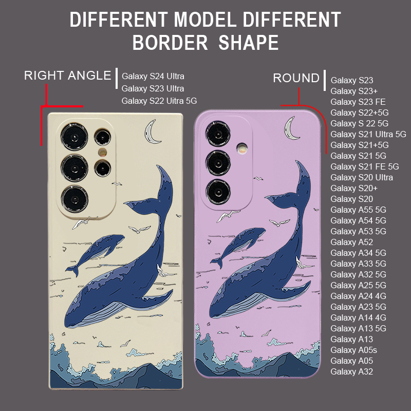 Whales Phone Case For Samsung  - Samsung Galaxy A55 review and price