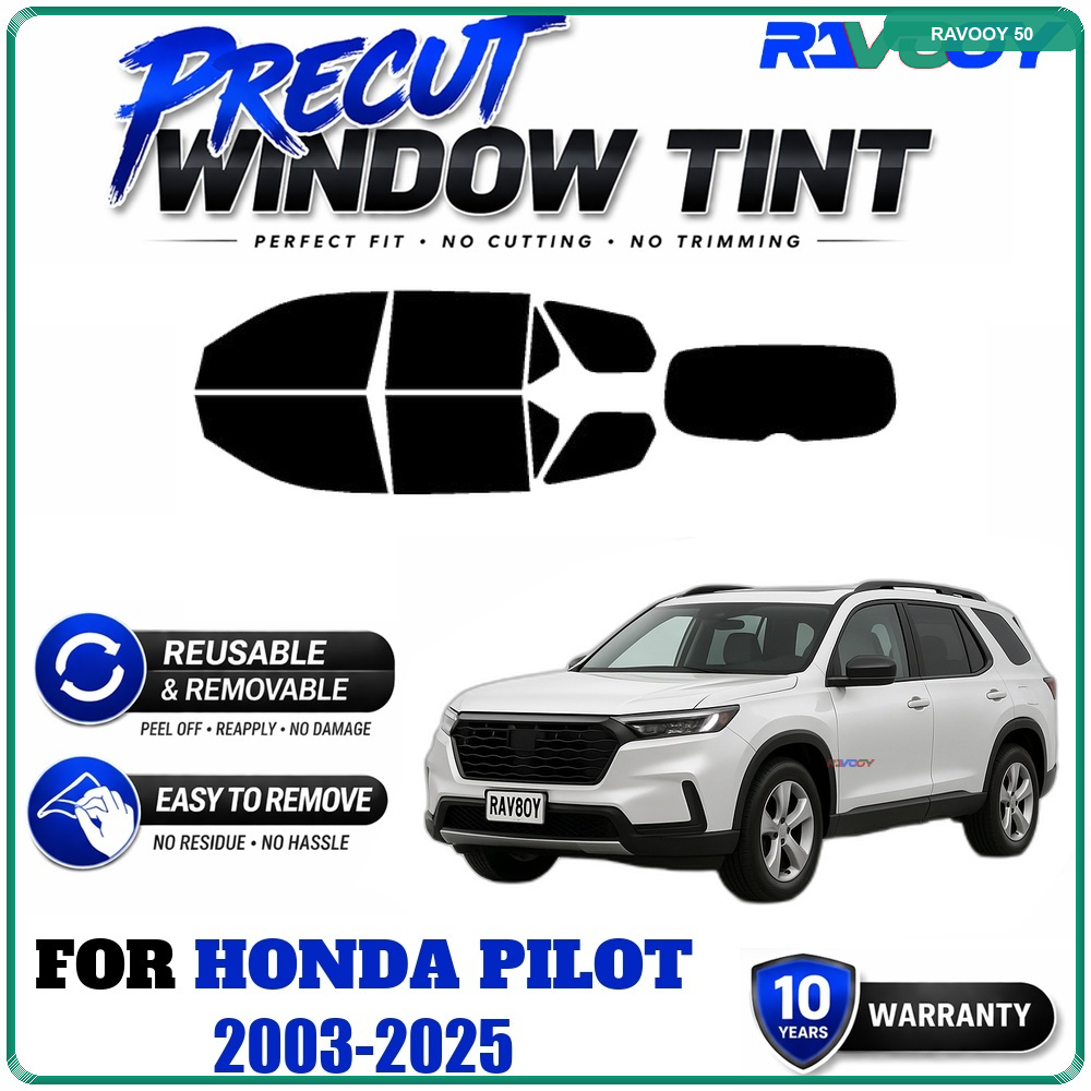 RAVOOY Precut Window Tint, Reu - Air Bubble Remover review and price