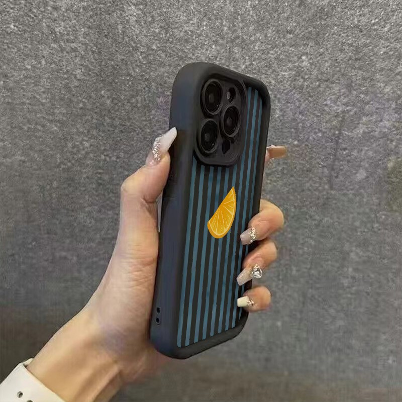 Striped Lemon Slice Pattern Ph - Apple Iphone 15 review and price