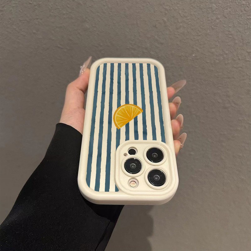 Striped Lemon Slice Pattern Ph - Apple Iphone 15 review and price