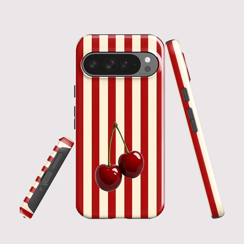 Fcicicase Cherry Stripe Patter - Google Pixel 9 Pro review and price