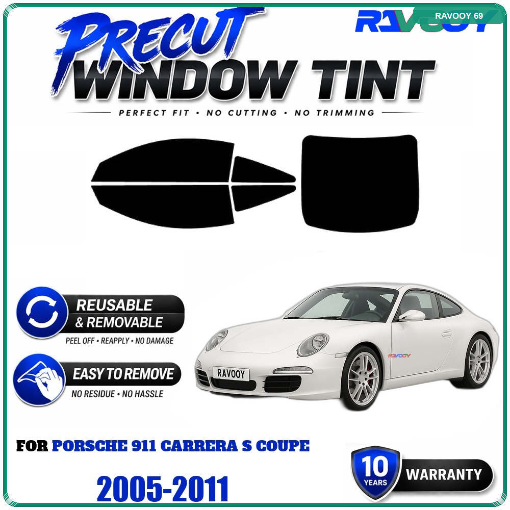 RAVOOY Precut Window Tint, Reu - Air Bubble Remover review and price