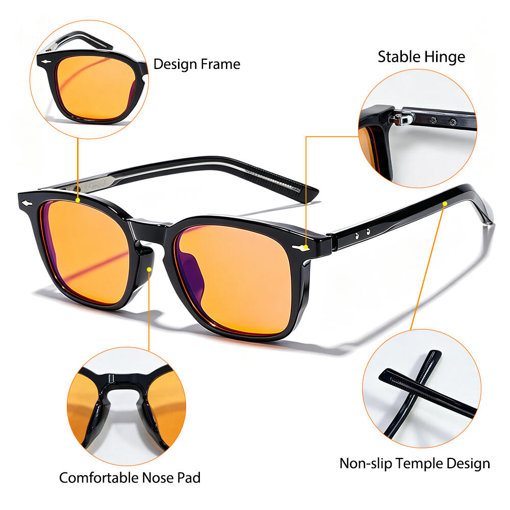 HBK Men Gaming Glasses with 99 - Anti Blue Light Film review and price
